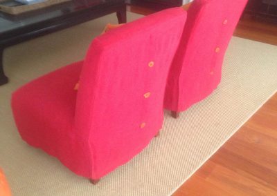 Chairs with matching new covers