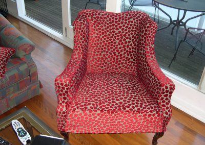 Classic chair with covering