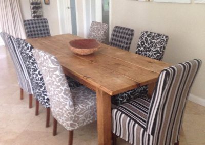 Dining chair matching covers