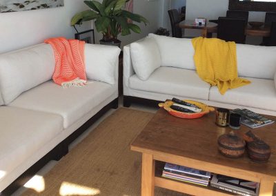 Loose Covers on Matching Sofas