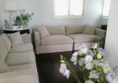 Matching Loose Covers on Sofas