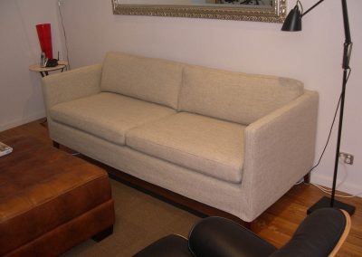 Sofa with new loose cover